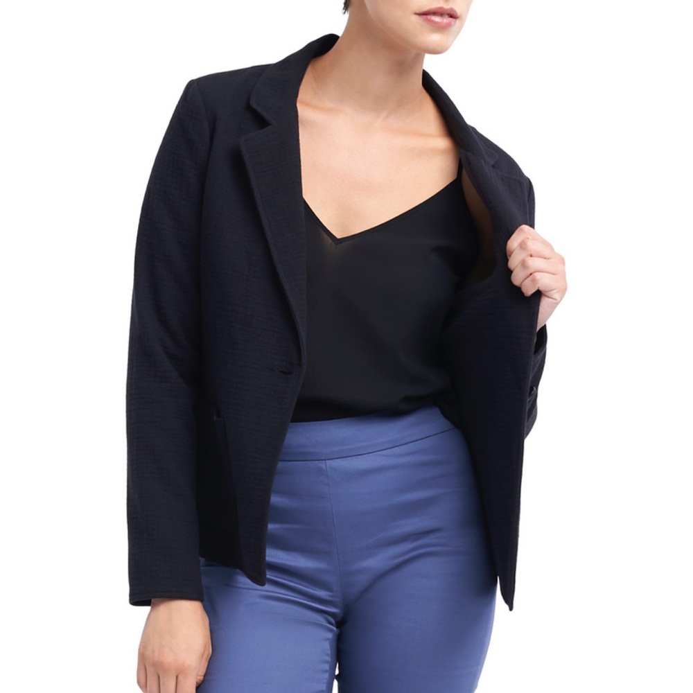 TAGS woven blazer